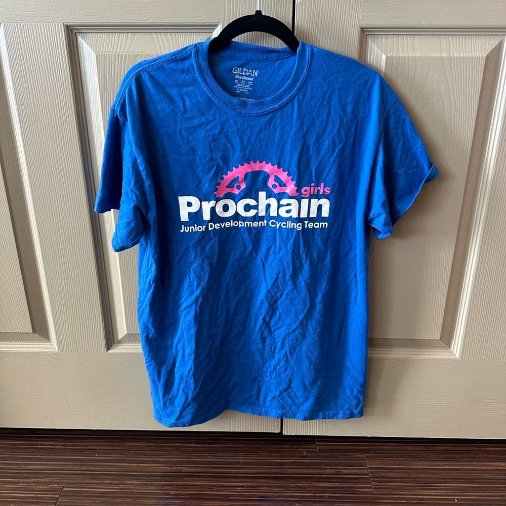 Gildan Blue Prochain Cycling Team T-Shirt